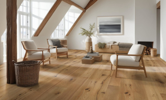 Eiche Landhausdiele rustikal Ambientebild