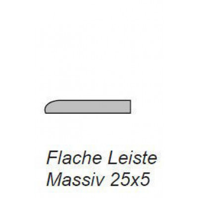 Moso Massive Bambus-Sockelleiste flach Breitlamelle hell 5x25 versiegelt - 2000x25x5 mm