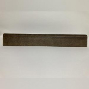 Basic Massivholz-Sockelleiste Räuchereiche 20/60 (gerade/oben gerundet) gebeizt lackiert - Vorderansciht